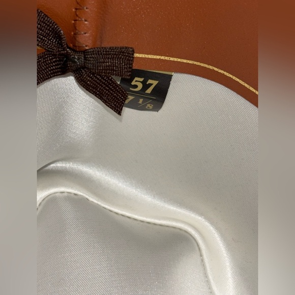 New Vintage Royal Stetson Hat, Brown Felt, Brown Band, Fedora, Size 7 1/8​ - Picture 10 of 11